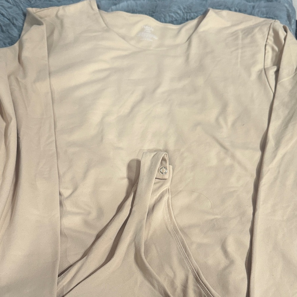 Nuuds Tan Long Sleeve Top